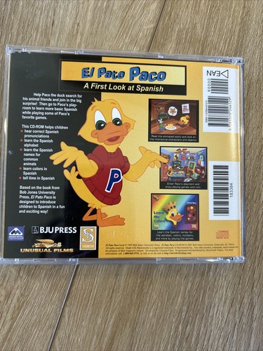 El Pato Paco A First Look at Spanish CD-ROM 2001 BJU Press Education Homeschool - Picture 2 of 8