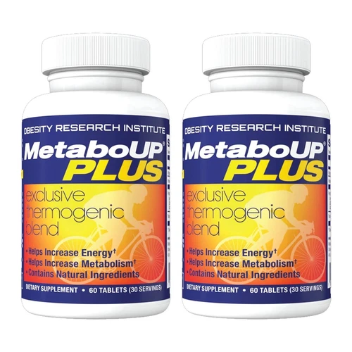 MetaboUP Plus Thermogenic Weight Loss Energy Booster Pills 2 60 Ct Bottles 2026