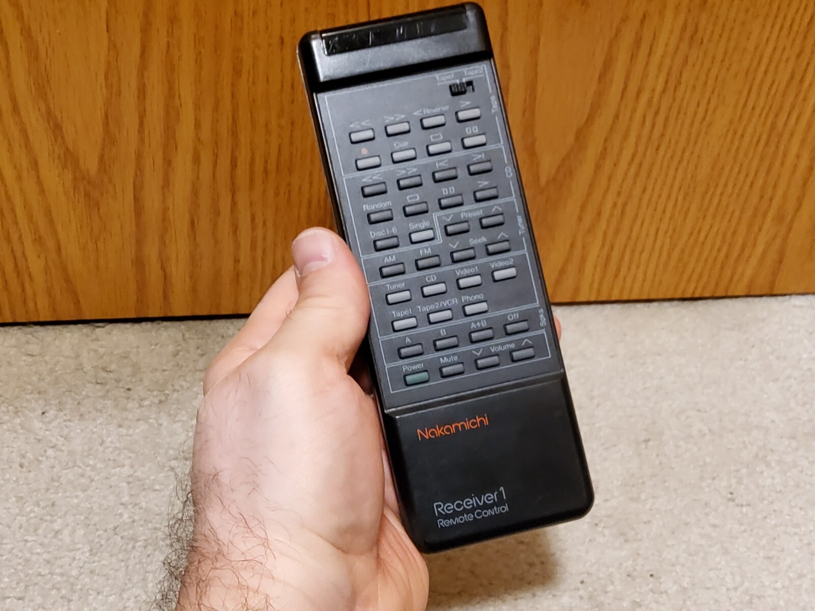 Nakamichi Receiver 1 Wireless Remote Control Tested Works Cleaned Very Rare HTF