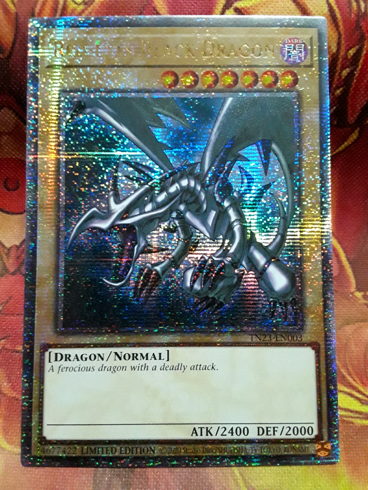 Yugioh RedEyes Black Dragon Quarter Century Rare TN23EN003 Near Mint