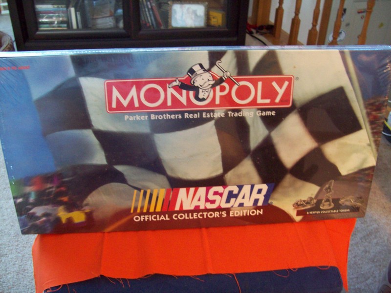 NASCAR MONOPOLY FACTORY SEALED OFFICIAL COLLECTORS EDITION VINTAGE