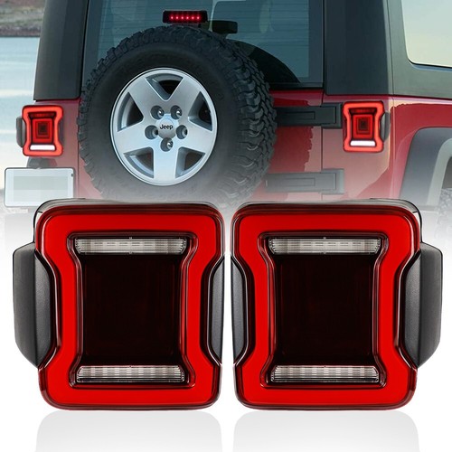 Luces traseras LED luz giratoria de freno para Jeep Wrangler JK 2007 2008-2017 - Imagen 2 de 15