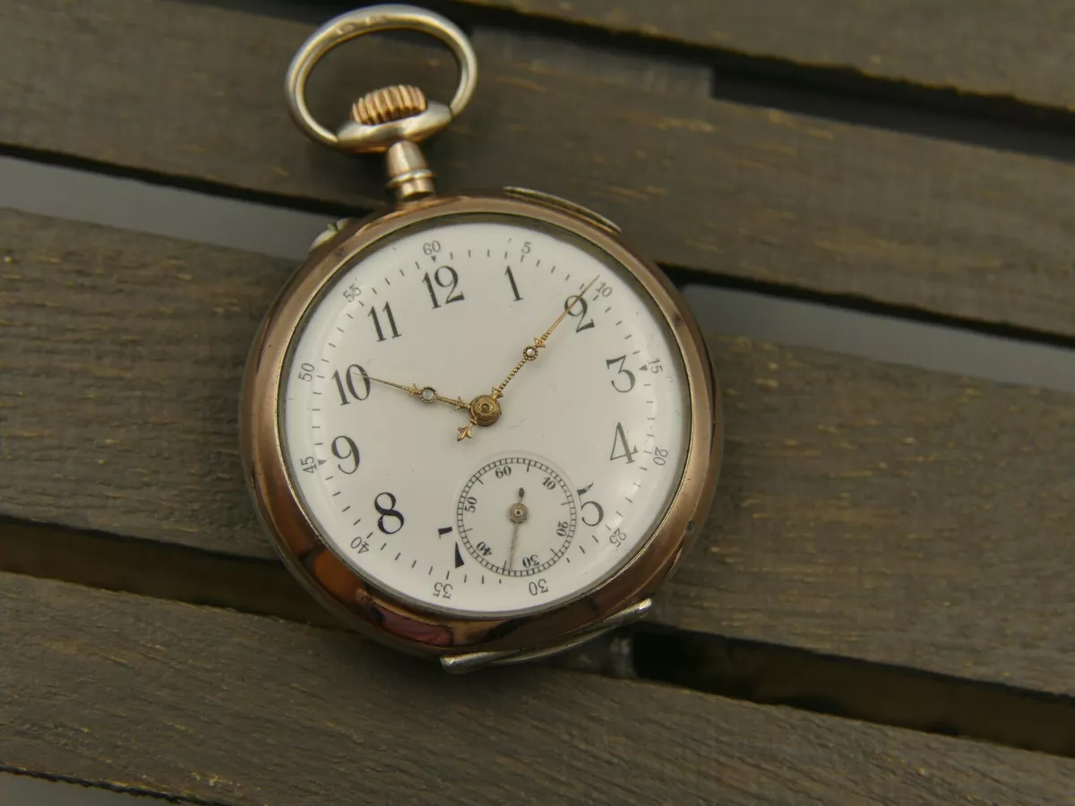 Bikupan pocket watch solid silver gold L.U.C Louis Ulysse Chopard cal. 12