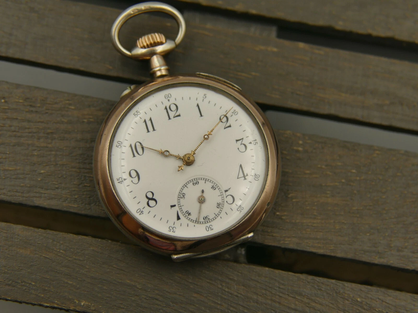 Chopard — Bikupan pocket watch solid silver / gold L.U.C Louis Ulysse Chopard cal. 12''
