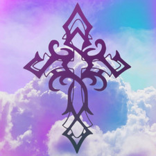 Colorful Cross Sticker Decal