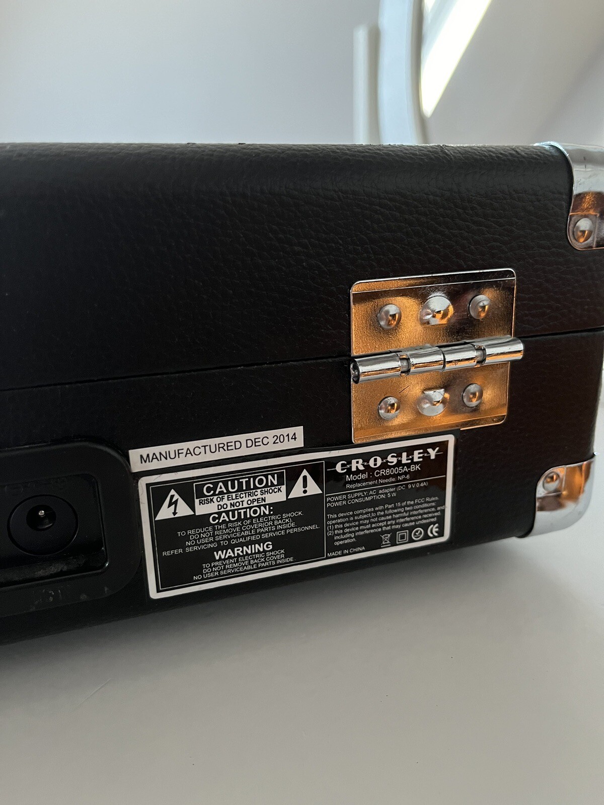 Crosley CR8005ABK Black Briefcase Vinyl / Record Player eBay