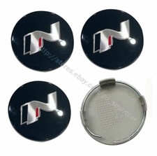 4pc N logo Wheel Cap fit 2019 2020 2021 2022 Hyundai Veloster N