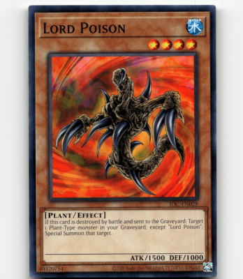 Yugioh - Lord Poison - Invasion of Chaos 25th Anniv. | eBay