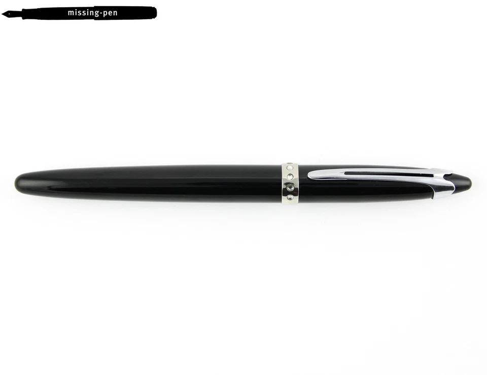 Bolígrafo Waterman Ici et La en negro/plata C.C. Foto 3 de 4