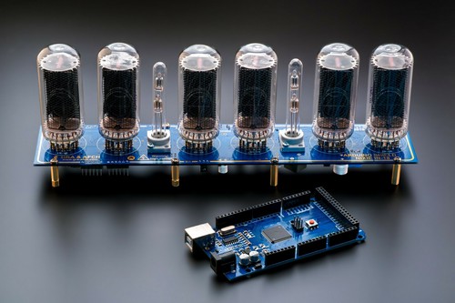 DIY KIT IN-18 Shield for Arduino Nixie Clock with Sockets NO TUBES ARDUINO PSU - Picture 6 of 8