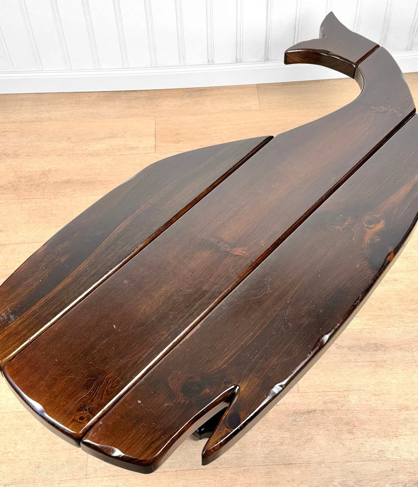 Винтажный фигурный журнальный столик English Heritage из соснового кита - Изображение 4 из 4