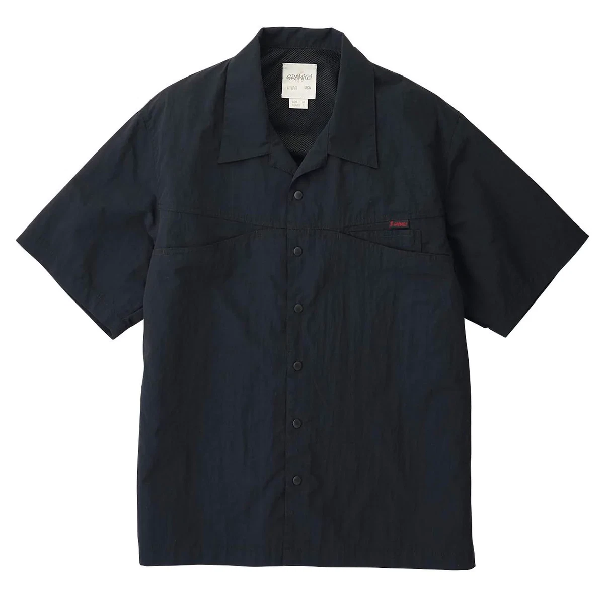 Gramicci Nylon Camp Shirt Black | eBay