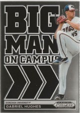 2022 Panini Prizm Gabriel Hughes Big Man On Campus SP RC Colorado Rockies