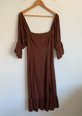 knee length dresses for ladies Ally Linen Dress – BLANC&NOIR Saigon main image 1