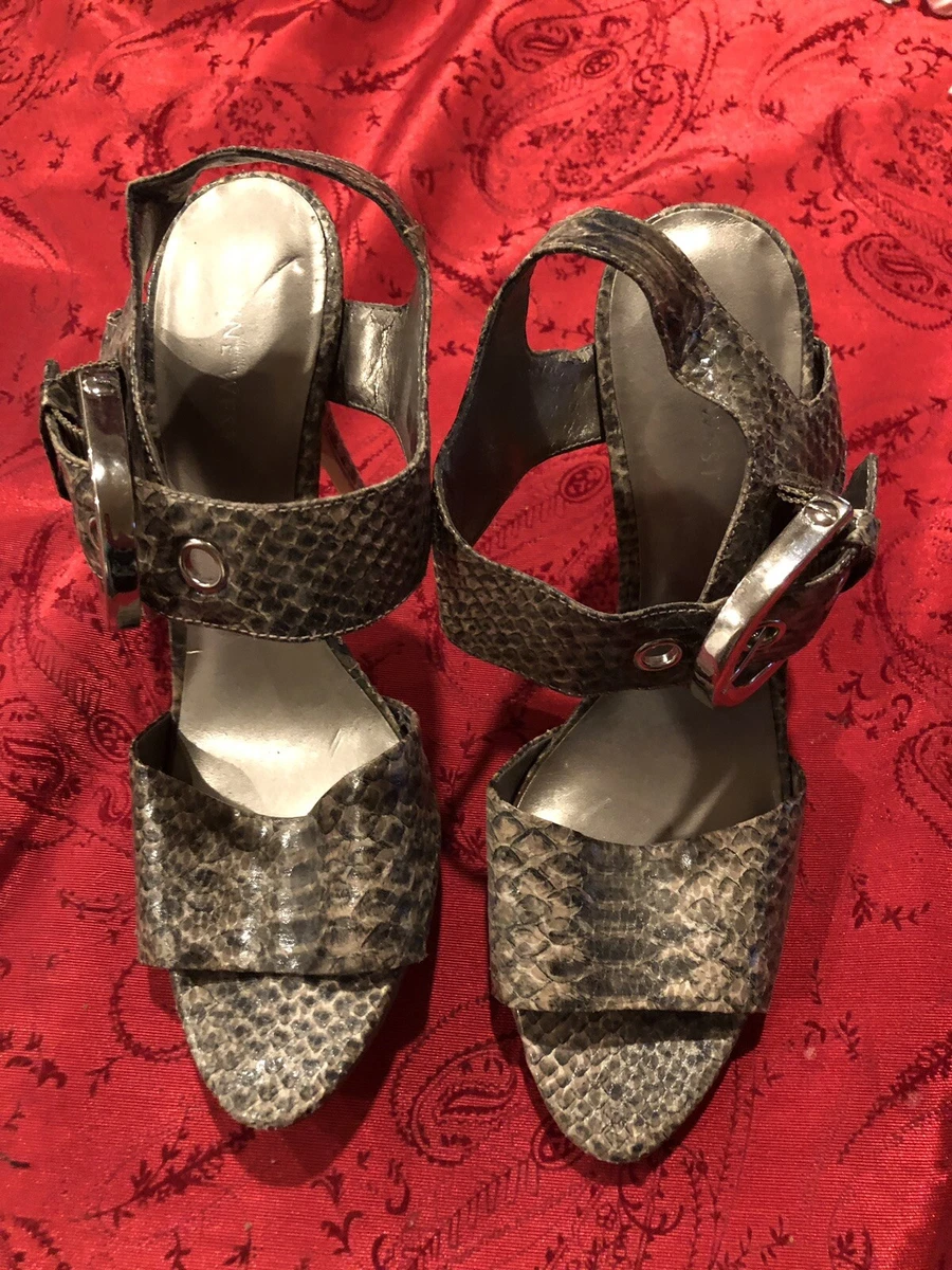 Nine west outlet snakeskin sandals