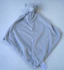 Angel Dear Gray Elephant Sleepy Eyes Security Blanket