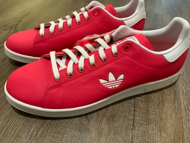 adidas | Shoes | Adidas Stan Smith Red Leather Mens Size 8 | Poshmark