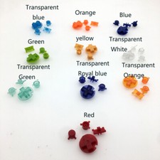 Multicolor A B Buttons Keypads for Gameboy Pocket GBP Power On Off D Pad Buttons