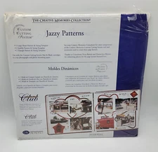 Creative Memories Jazzy Patterns Custom Cutting System, Star Heart Triangle NEW!