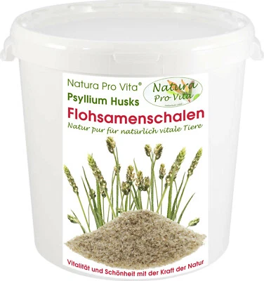 NATURA PRO VITA Flohsamenschalen Pferd Wasserbinder Diätfutter gut für Verdauung Magen Darm 5kg