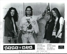 1993 Press Photo Members of the band "Asexuals" - pip15875