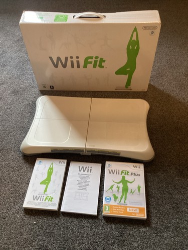 Nintendo Wii Fit Plus Software + BALANCE BOARD Boxed🏃UKV PAL