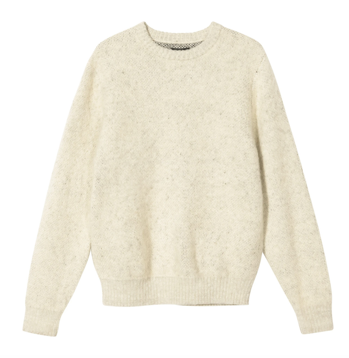 Stussy 8 BALL HEAVY BRUSHED MOHAIR SWEATER CREAM