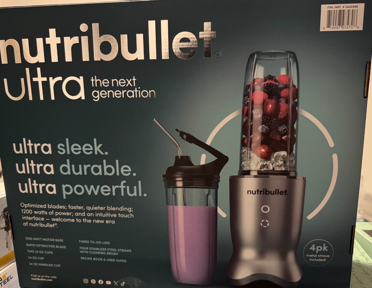 NEW NUTRIBULLET ULTRA DELUXE 1200W Single Serve Personal Blender