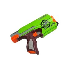 NERF Zombie Sidestrike Dart Gun 9" Blaster Pistol Tested Working