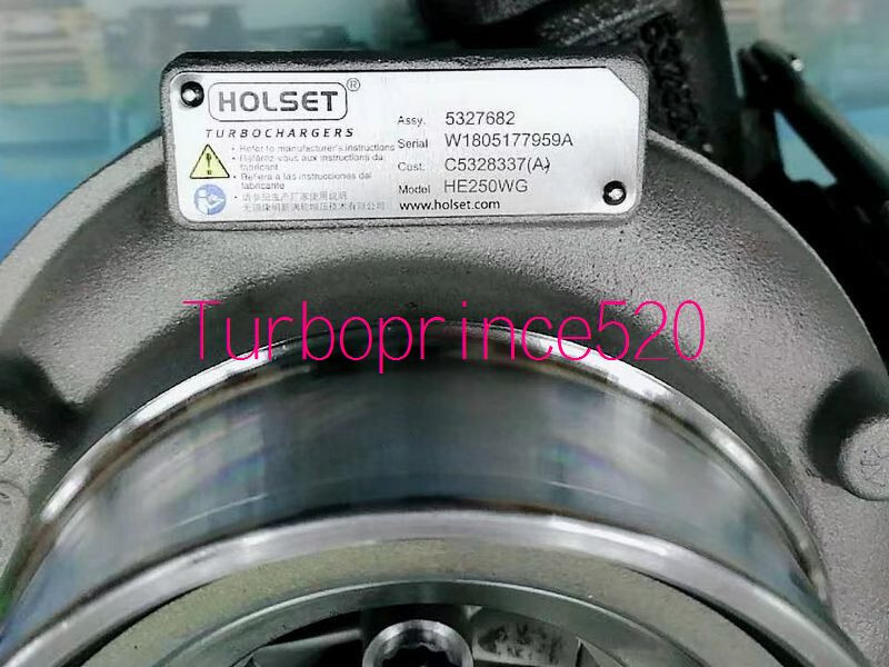 NEW GENUINE HOLSET HE250WG 5327682 5328337 CUMMINS QSB5.9