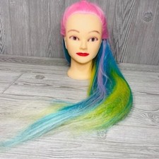 25inch Multicolor Practice Head For Hairstyle, Makeup, Model mannequin display