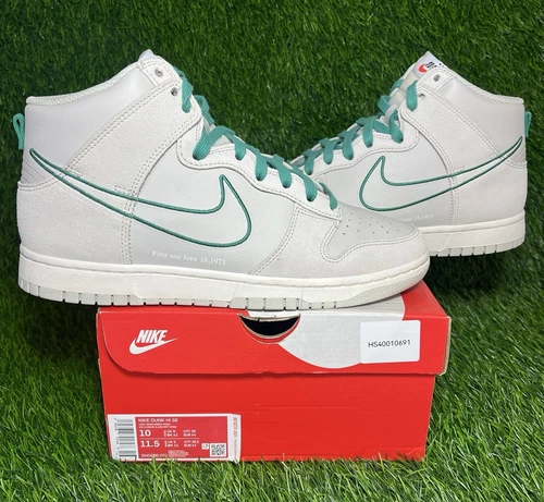 Mens 10-Nike Dunk High First Use Sail DH0960-001 Gently Worn *Clean* OG ALL