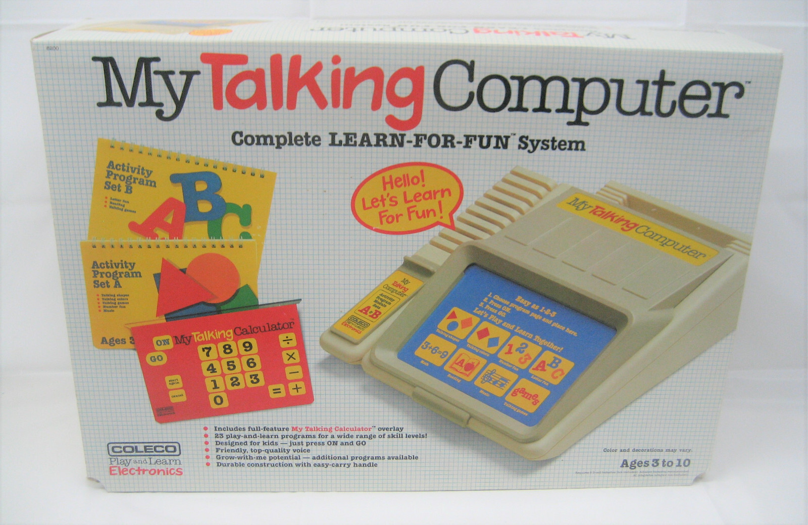 1986 - COLECO - My Talking Computer - NEW IN BOX - VINTAGE ELECTRONIC ...