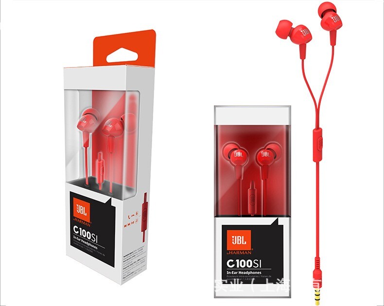headset For JBL C100SI Stereo Wired Headphones In-Ear Gaming