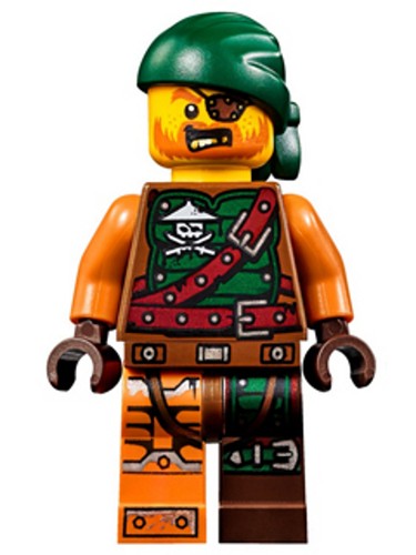 lego - ninjago - bucko - minifig / mini figure