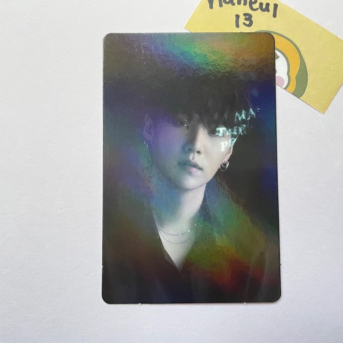 BTS SUGA map of the soul on:e concept hologram Photocard photobook