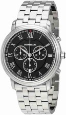 Montblanc Tradition Chronograph Black Dial Men's Watch 117048