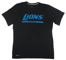 Nike - NWT Licensed Canton Lions Football Black T-Shirt - Size: Large
