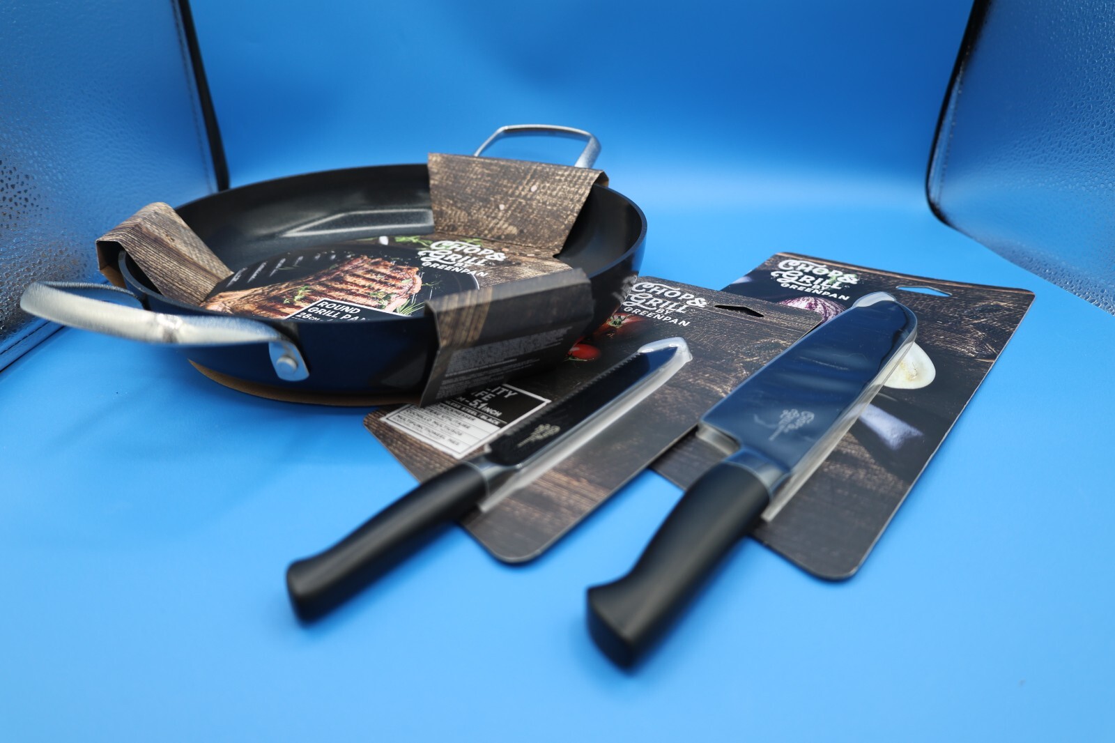 , Santoku Knife And Grill Pan