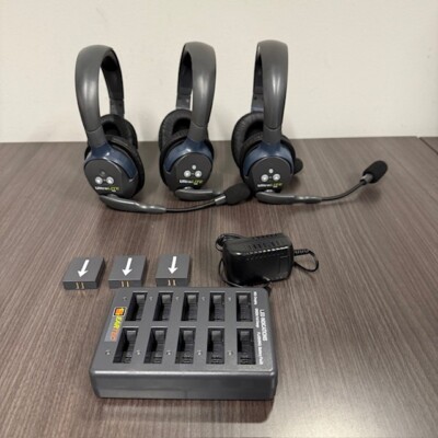 Eartec UltraLITE HD Full Duplex Wireless Headset Communication 3 Users (UL3D)