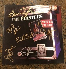 * THE BLASTERS * signed autographed album * LIVE LONDON * FULL BAND * PROOF * 4