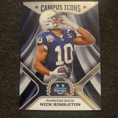 2024 Bowman University Chrome - Campus Icons #CI-17 Nick Singleton (RC)