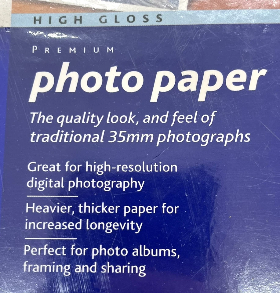 NIB High Gloss Printer Photo Paper Office Depot 4”x 6” 200 Sheets (2 Boxes 100) - Image 3 of 4