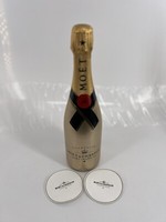 Moet Chandon ImpéRial Golden Sleeve Champagner 0,75L 12%Vol MoëT + 2 Untersetzer