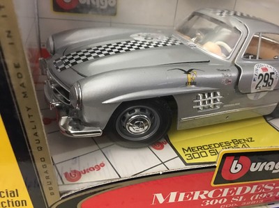 new Bburago 1/18 1954 MERCEDES BENZ 300 SL #295 Made in Italy | eBay