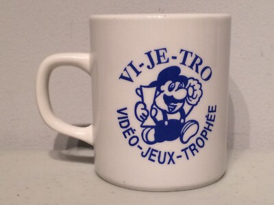 Vintage 1980s Super Mario Vi-Je-Tro Video Jeux Trophee Game Trophy