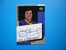 2000/01 UPPER DECK EPIC SIGNATURES NHL CARD #MD MARCEL DIONNE AUTO AUTOGRAPH UD