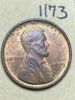 1909-VDB LINCOLN WHEAT CENT, VERY HIGH GRADE AU, Almost Uncirculated #1173