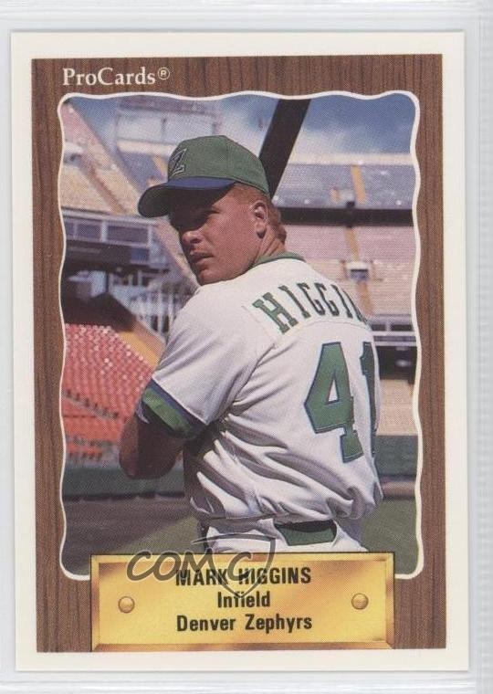 1990 ProCards Minor League Mark Higgins #631 0q3