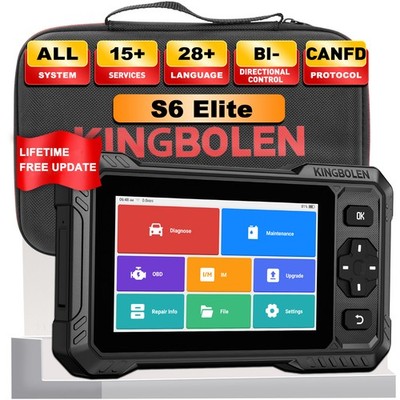 KINGBOLEN S6 ELITE OBD2 Diagnosegerät Auto Scanner ALLE SYSTEM 15 Reset CANFD